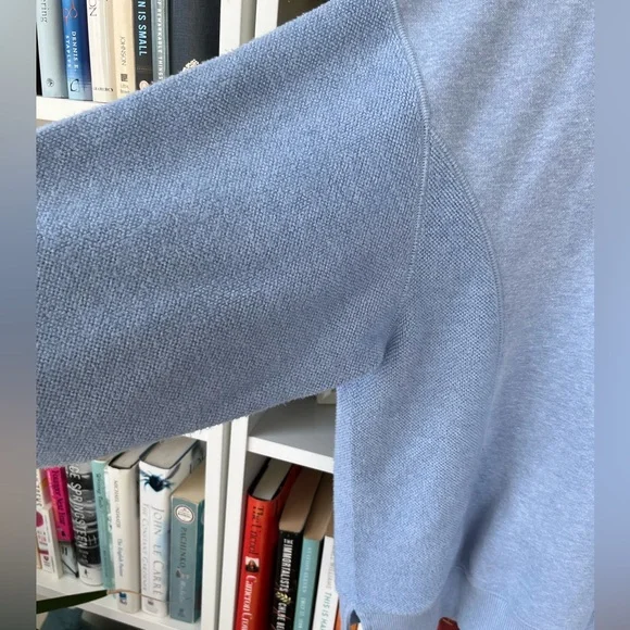 Aerie Oversized Periwinkle Blue Sweatshirt - Picture 3 of 8